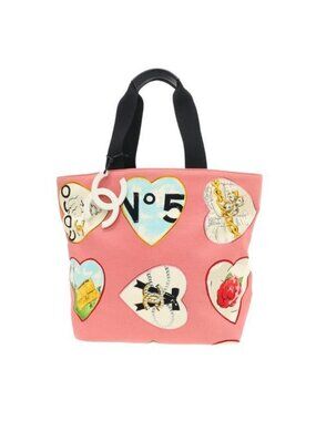 Chanel Valentine Canvas Tote Bag